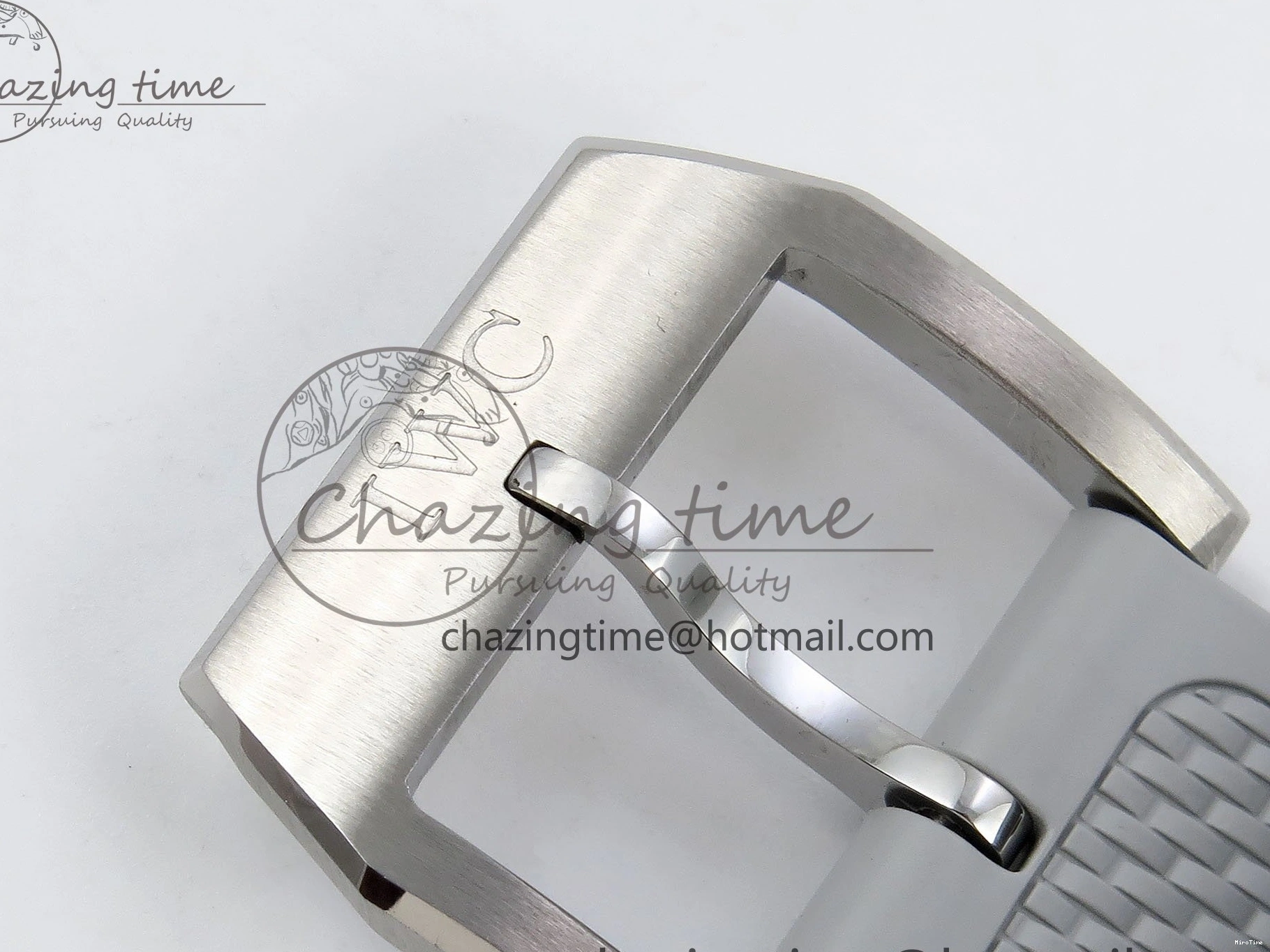 MIROTIME 1228 Portuguese Chrono IW3716 Z+F 1:1 Best Edition White Dial on Gray Rubber Strap A WrinkleFree 7014